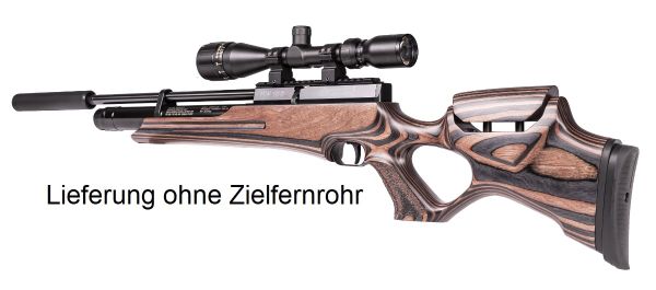 Weihrauch HW 100 TK Pressluftgewehr 4,5 mm Schichtholzschaft mit Schalldämpfer