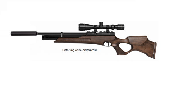 Weihrauch HW 100 T Pressluftgewehr 5,5 mm Schalldämpfer