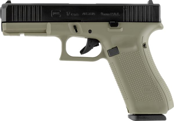 Glock 17 Gen5 Schreckschuss Pistole 9 mm P.A.K. Battlefield Green - Sonderedition -